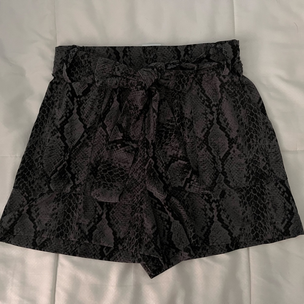 NWOT Express Snake Skin Shorts